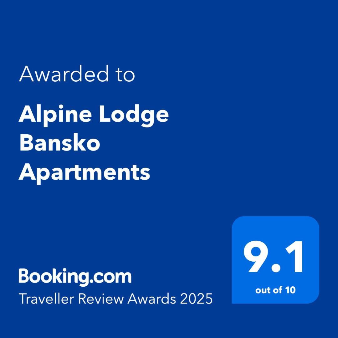 Alpine Lodge Bansko Apartments Exteriér fotografie
